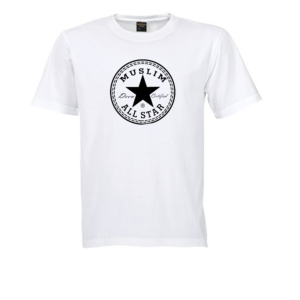 Muslim all start (Black)- Half Sleeve